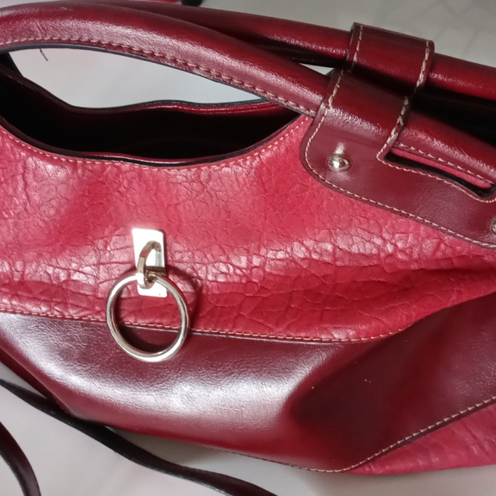 Nina Rich Red Vegan Handbag